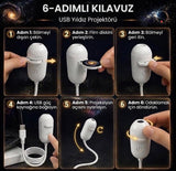 360° Galaxy Yıldız Projektörü